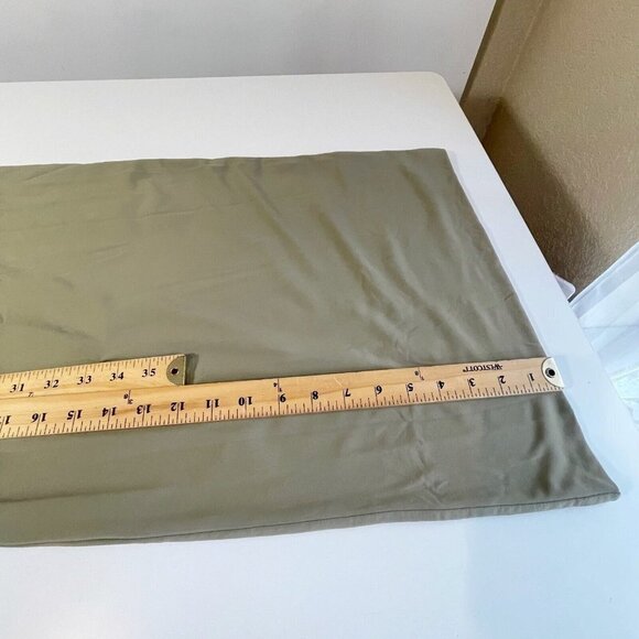 Meshki Jhene Tank Midaxi Dress Moss Green M Lined Square Neck Stretch Sleeveless - Picture 7 of 8